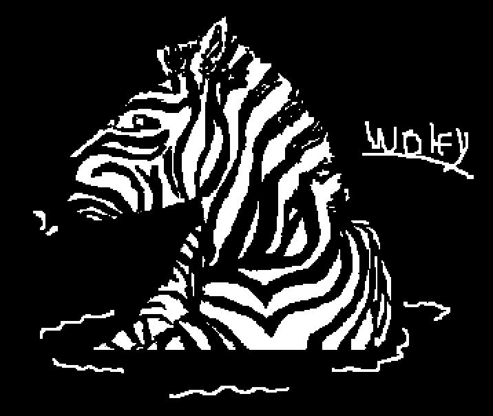 Abstract Zebra
