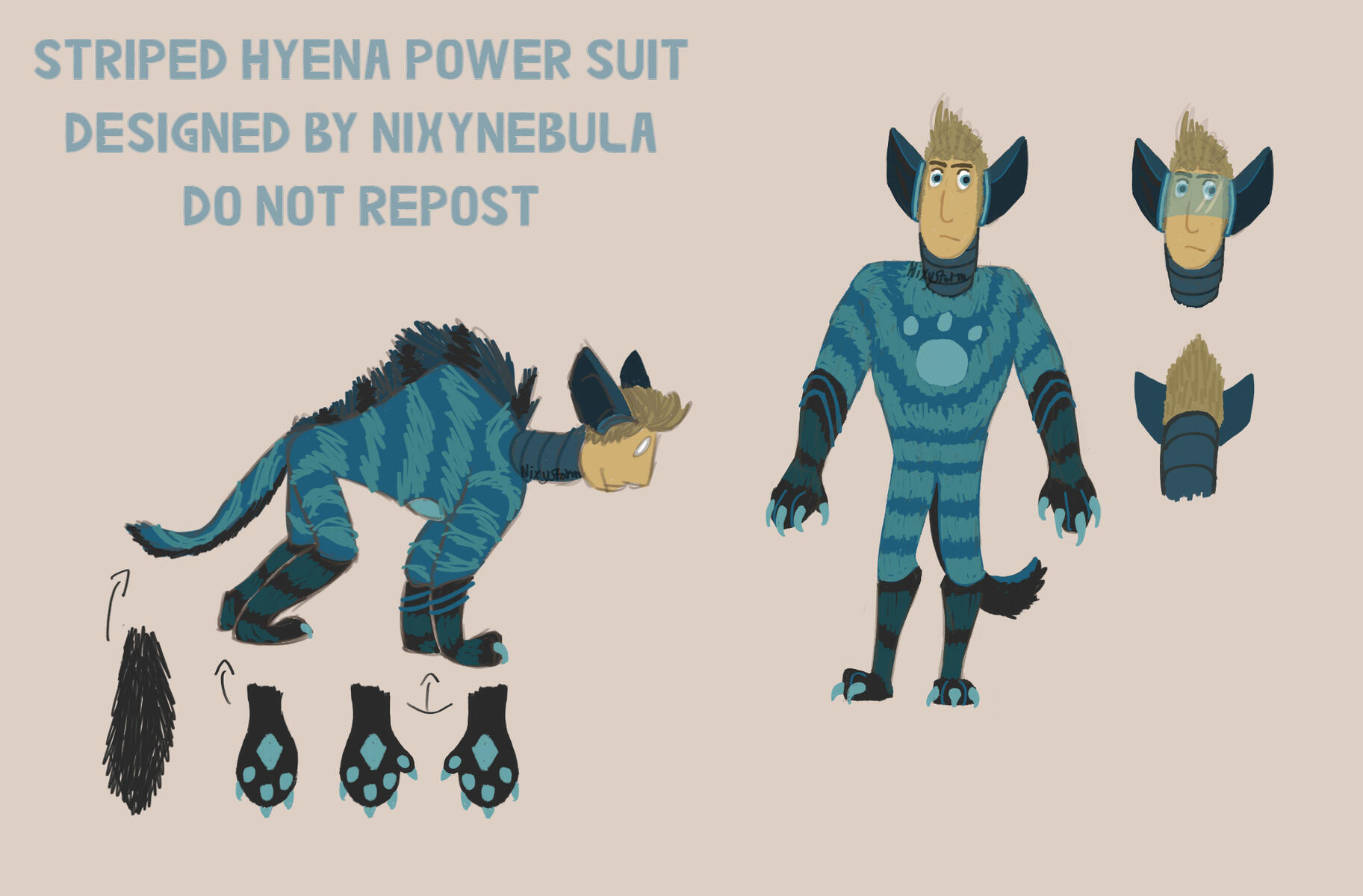 Striped Hyena CPS Design Concept Art