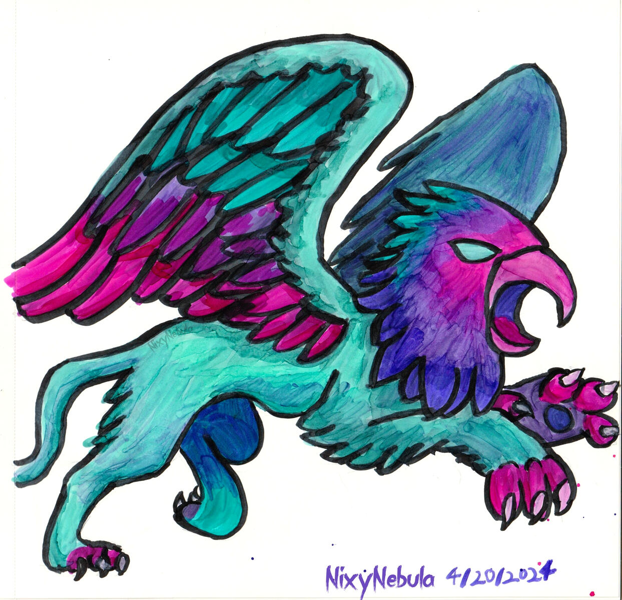 Colorful Griffin